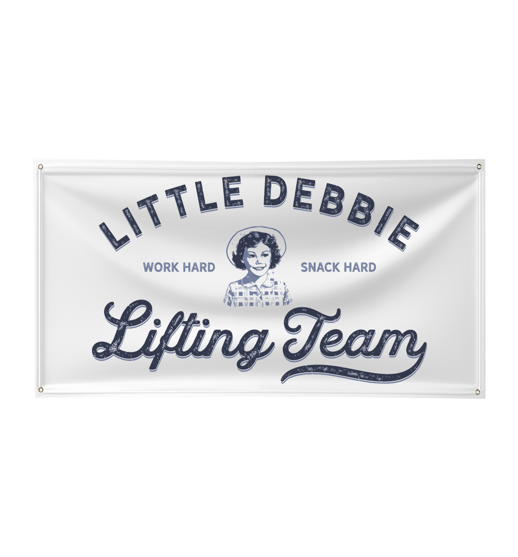 LITTLE DEBBIE LIFTING TEAM BANNER