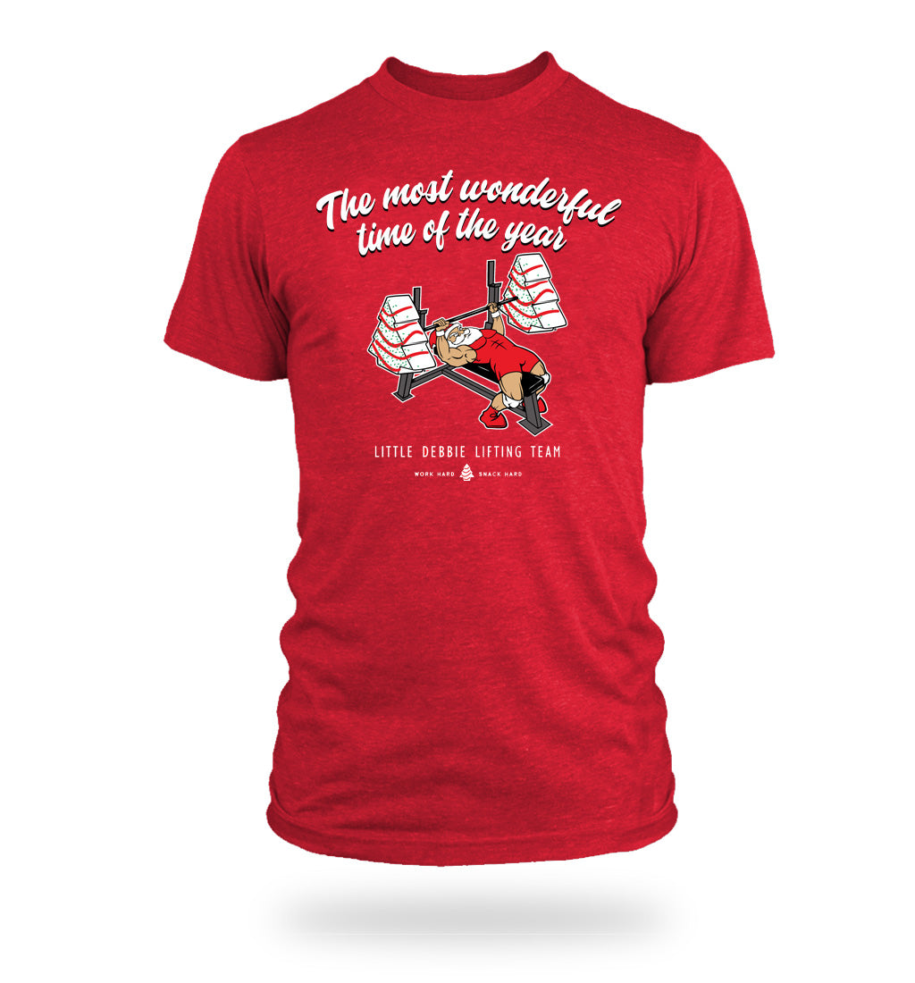 BIG BENCHIN' CHRISTMAS TREE CAKE SHIRT