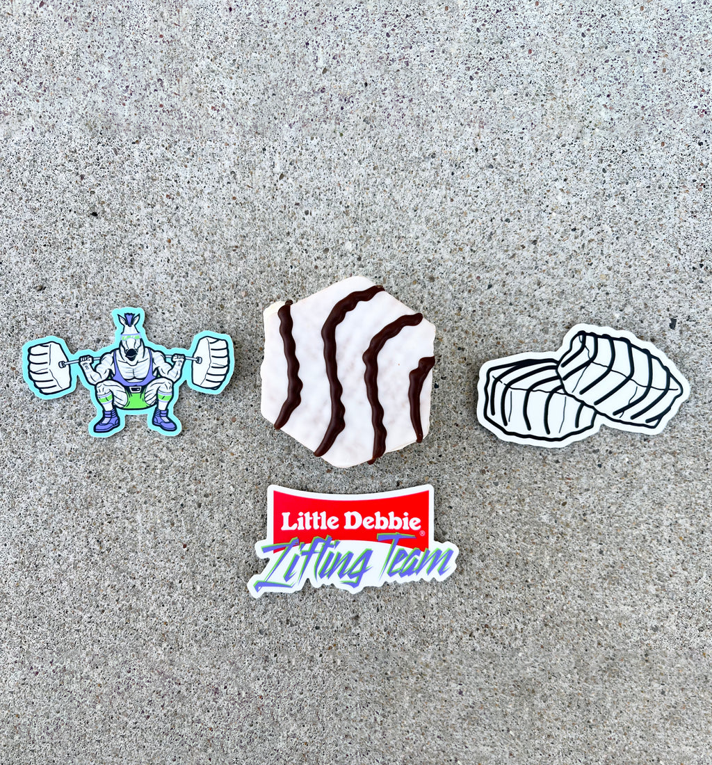 Zebra Cake Sticker Pack (3)