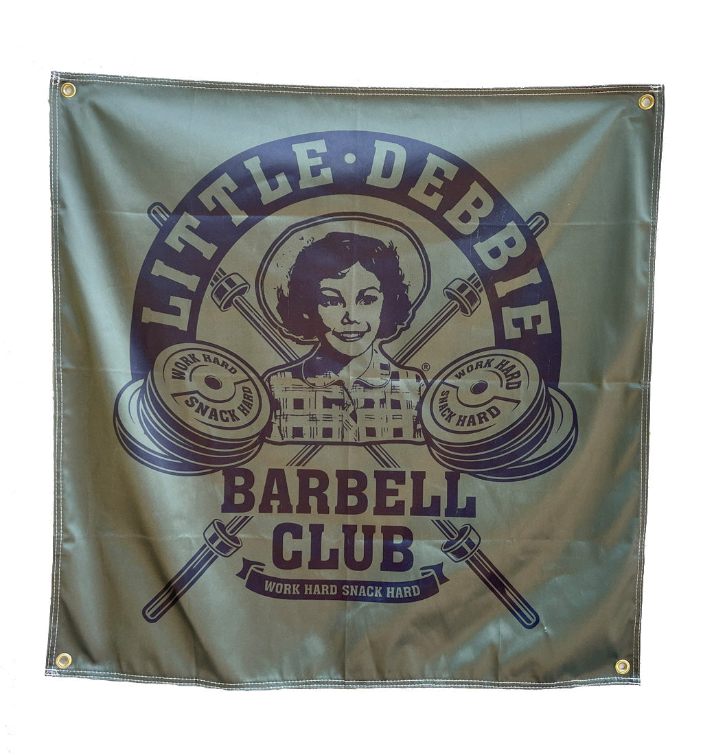 BARBELL CLUB FLAG