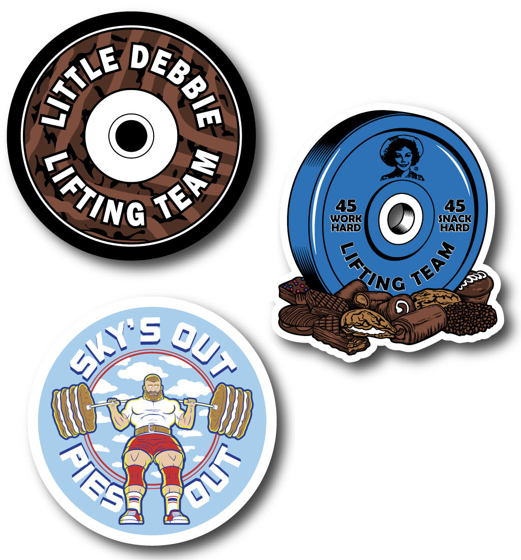 SNACK PLATE HAUL STICKER PACK (3)